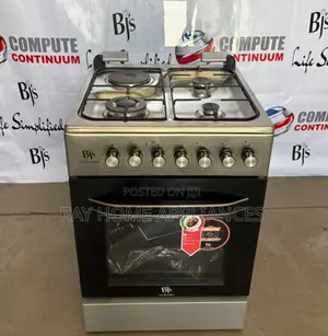 BJS Epic 60cm*60cm 3gas+1electric Plate Standing Cooker Electric Oven