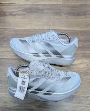 Sillver/Grey Adidas Adizero Evo Sl Running Shoes