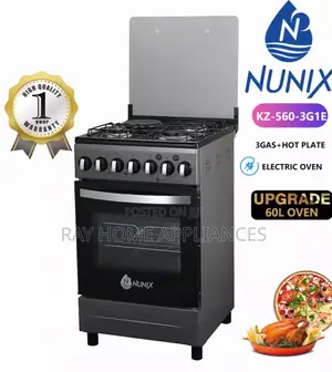 50cm*55cm Nunix 3gas+1electric Plate Standingcooker With Electricoven