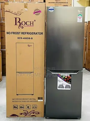 Roch No Frost RFR-400db-B Doubledoor Refrigerator Freezer- 330 LTRS