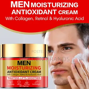 Men’S Collagen Face Cream for Youthful Skin, Fewer Wrinkles Spots