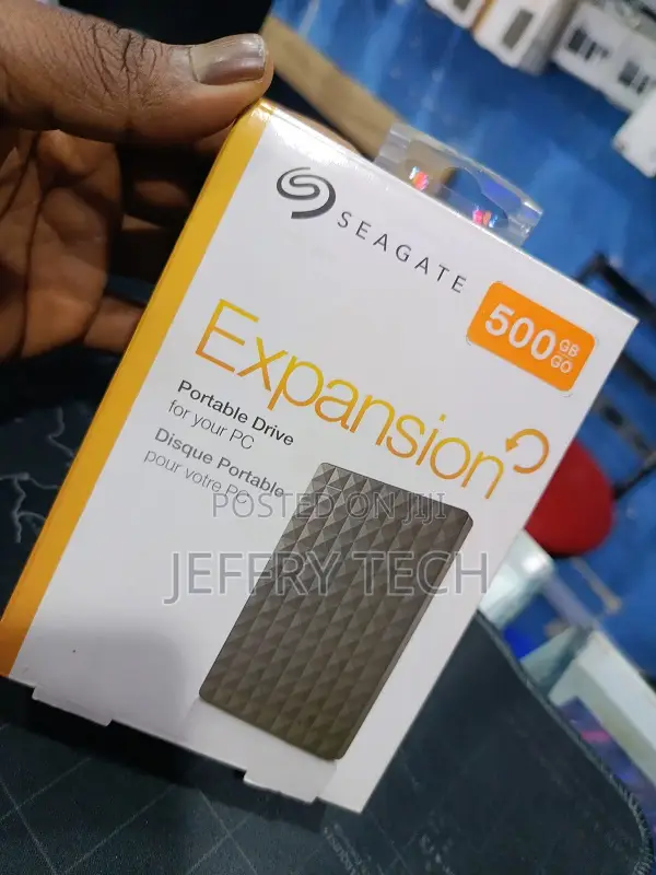 Seagate 500gb Expansion Portable Hard Drive.