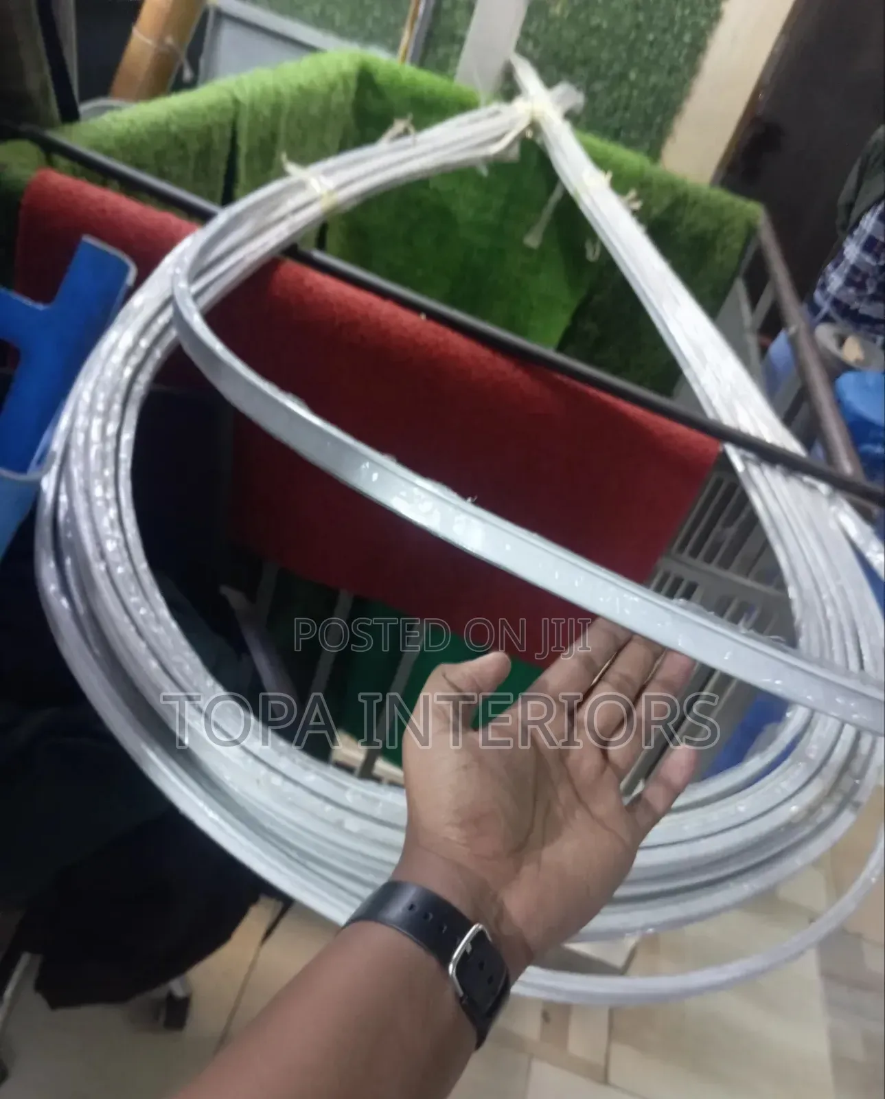 20 Feet White Bendable Mosquito Net Curtain Rail Track