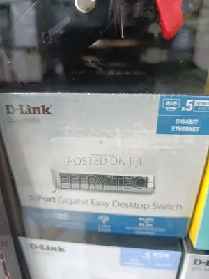 D-Link DGS-1005a 5-Port Gigabit Easy Desktop Switch.