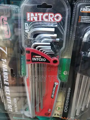 Intcro 9-Piece Hex Key Set.