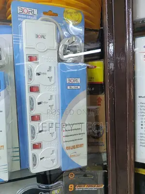 Borl Bl-144 Electric Surge It Is a 4-Way Heavy-Duty Extension Socket.