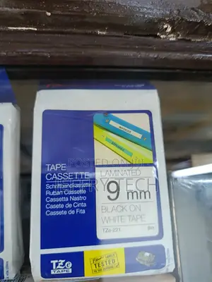 Brother Tze-221 Laminated Labelling Tape Cassette.