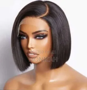 Semi Human Bob Wig