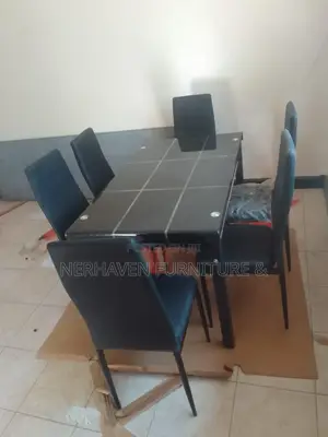 Modern 6 Seater Dining Table – Elegant Durable Design