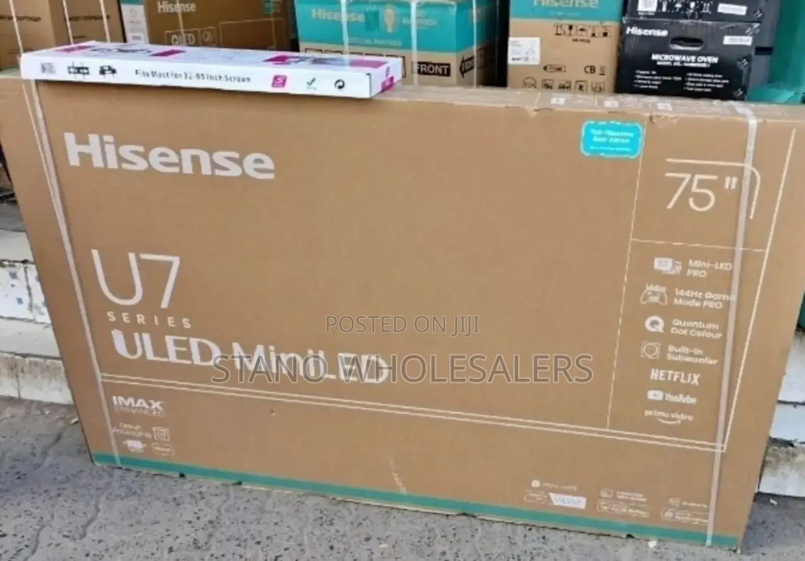Frameless Hisense 75 Inch New Model Television