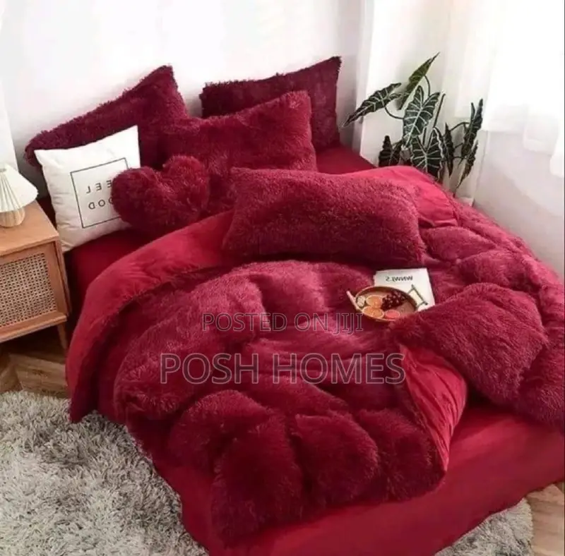 Velvet Plush Duvet Set 6 Piece