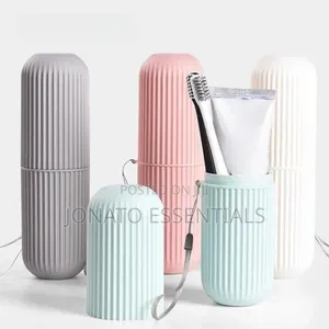 Travel Toothbrush Holder Cup and Portable Storage Case