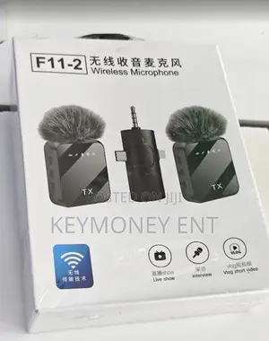 F11-2 Dual Noise Canceling Wireless Lavalier Mic