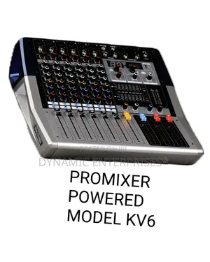 Generic Kv6 Powered Audio Mixer.