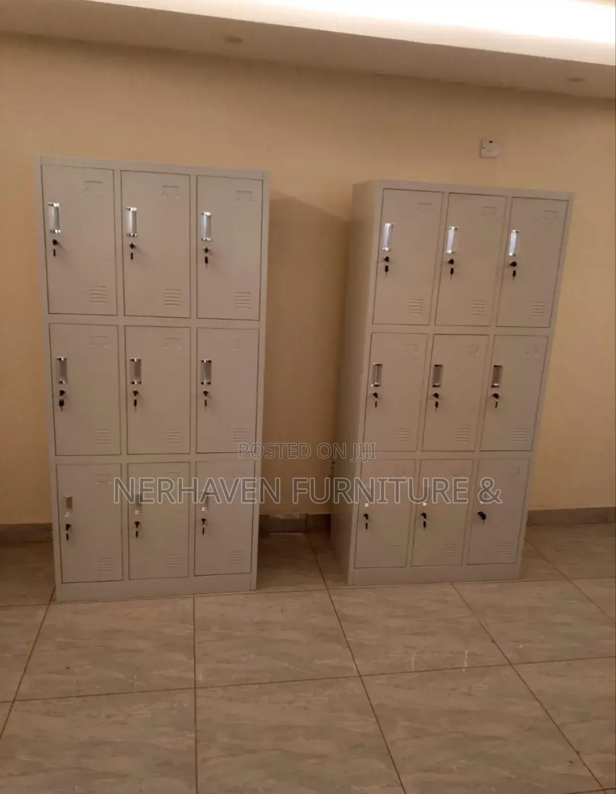 9-Locker Cabinet – Secure Durable Storage Solution