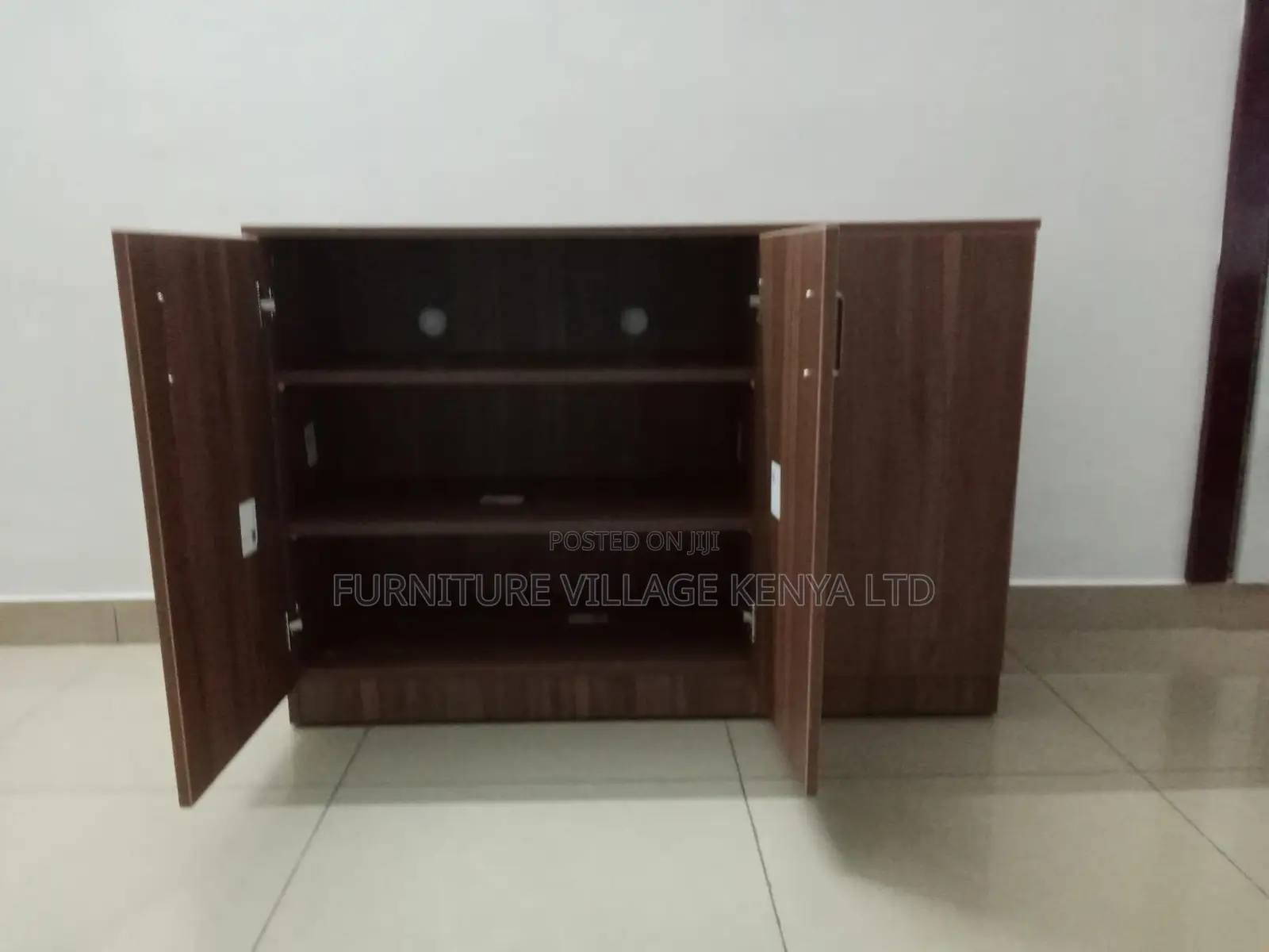 3-doors Credenza Storage Cabinet