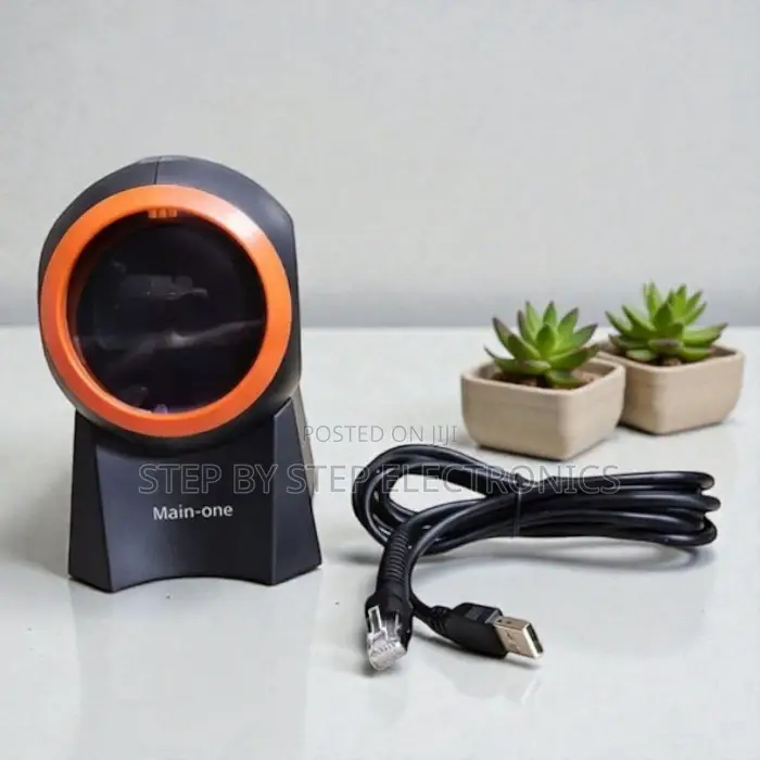 Long Term Reliable 1d 2d Desktop Barcode Scanner Plug and Play