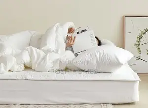 Extra King Size White Unbinded Duvet Set