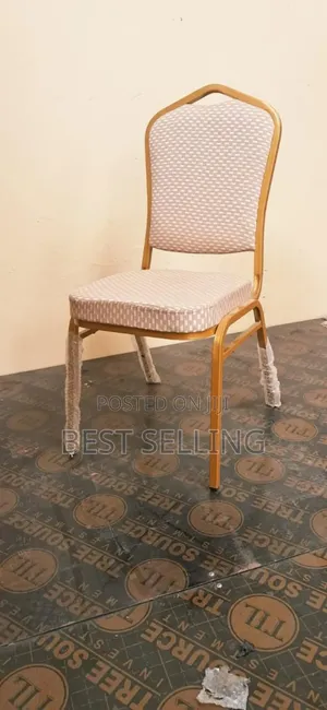 White Brown Banquet Chairs