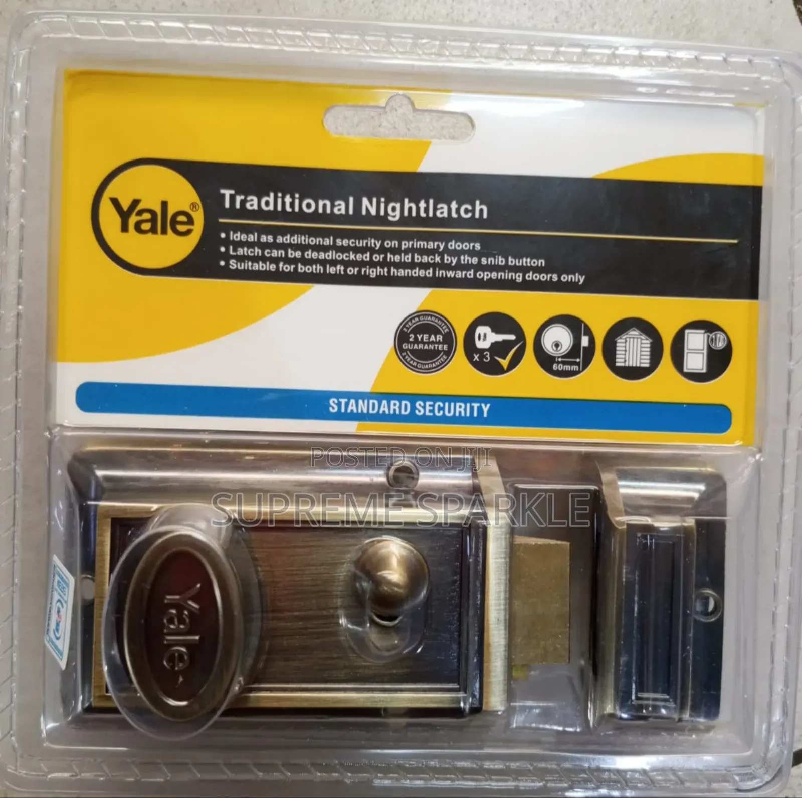 Yale Traditional Nightlatch Door Lock