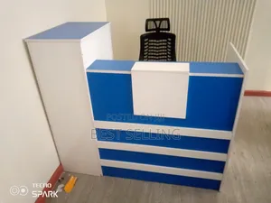Best Reception Desk Blue White Color