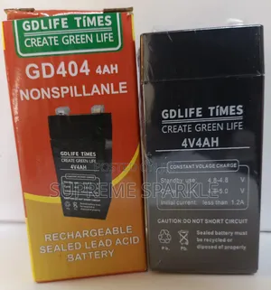 Weighingscale Battery/Gdlife Times Gd404 4ah Lead Acid Battery.