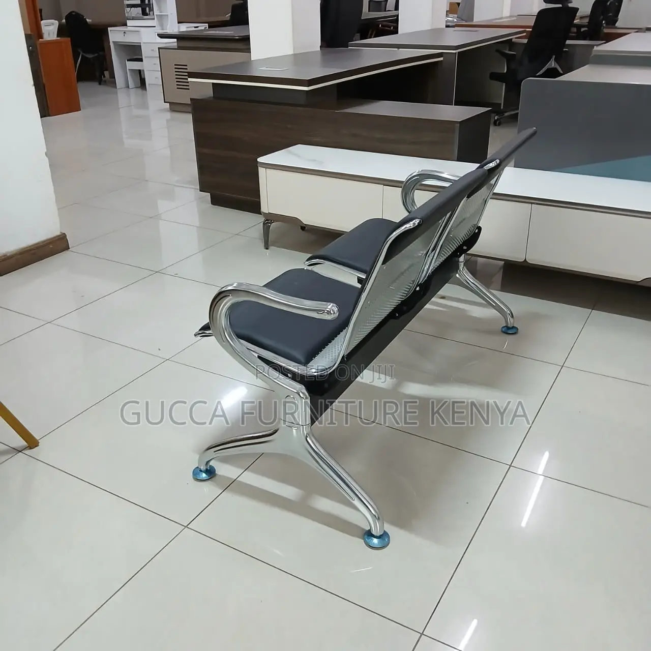 2-link Padded Office Reception Waiting Bench
