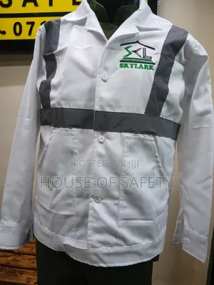 Industrial White Bodyguard Jacket