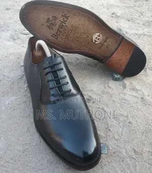 Berwick Goodyear Welted Leather Oxford Official Shoes.