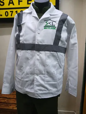 Standard Dust Coats in White Cotton