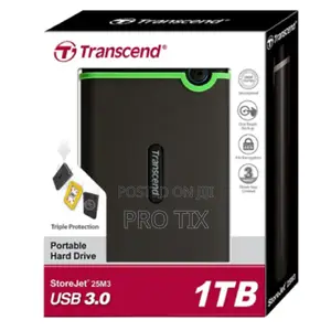 Transcend External HDD 1tb - Iron Grey - Ts1tsj25m3s