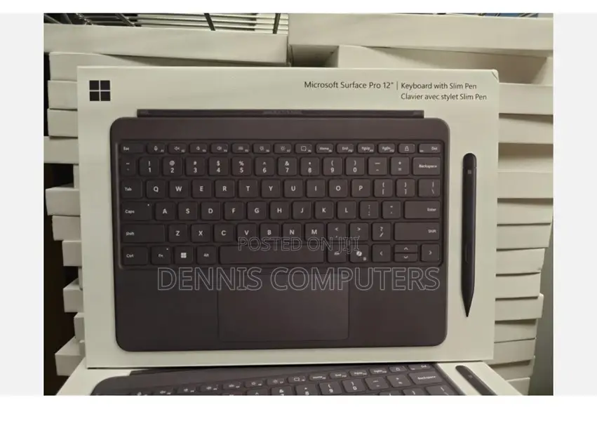 Microsoft Surface Pro Keyboard 12 Backlit Black With Pen
