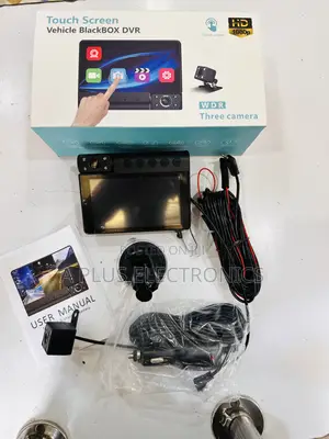 C12 Dash 3 Cameras (Touch Screen) – High-Quality Car Dashcam Set