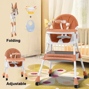 Multi-functional Baby High Chair With Table Wheels