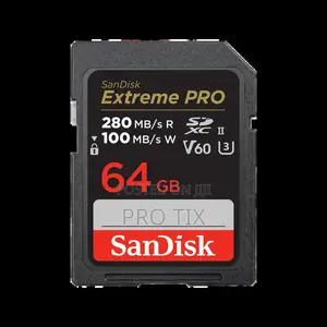 Sandisk Extreme Pro SDHCTM and SDXCTM Uhs-Ii Card Up to 280mb/S - 64gb