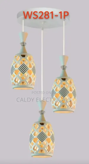 Generic Adjustable 3 in 1 Pendant Light Qf3