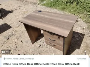 Smart Wooden Lockable Office Table