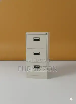 Office Metallic Filing Cabinet Three Drawers