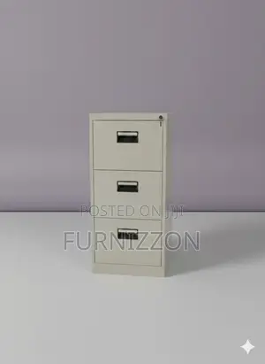 Metallic Office Storage Cabinet Three Drawer