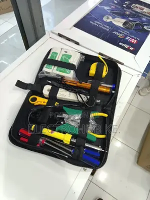 Portable Network Engineer Tool Kit With Crimper & Tester