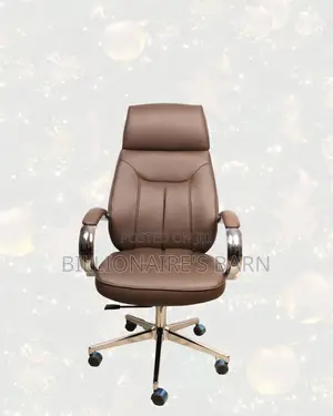 Executive Leather Chair • Stable Base, Premium Leather Finish