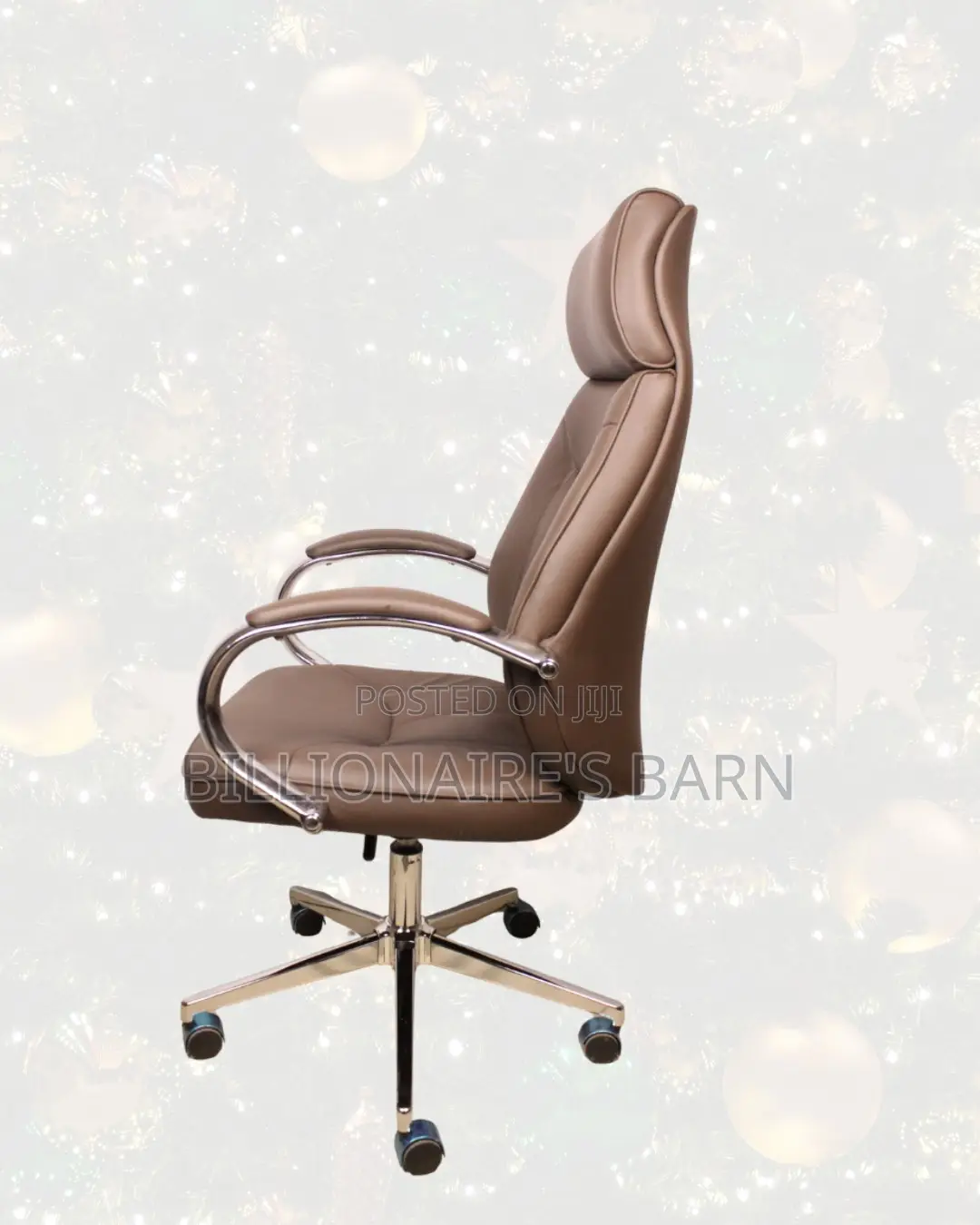 Executive Leather Chair • Stable Base, Premium Leather Finish