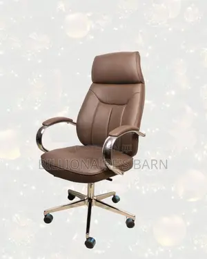 Executive Leather Chair • Stable Base, Premium Leather Finish