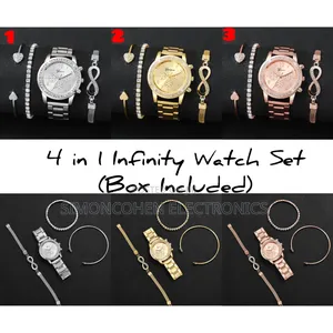 4 In 1 Infinity Watch Set