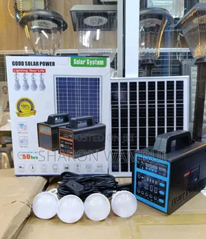 Big Solar System With 4 Led Bulbs /Solar Lighting System With 4 Bulbs