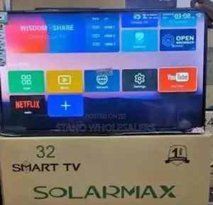 Bluetooth Enabled Solarmax 32 Inch Smart Tv
