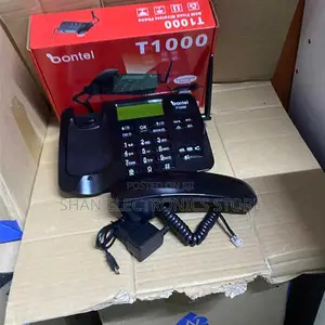 LCD Display High Capacity T1000fiexed Wireless GSM Desk Phone