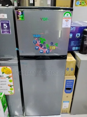 Von Vart-19dhs Double Door Fridge, Top Mount Freezer- 136l