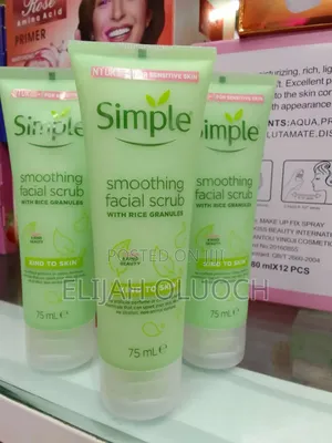 Simple  Skin Smoothing Facial Scrub