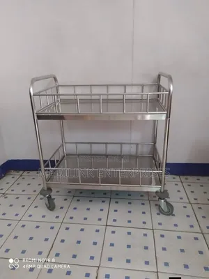 Customized Ss304 Hospital Trolley